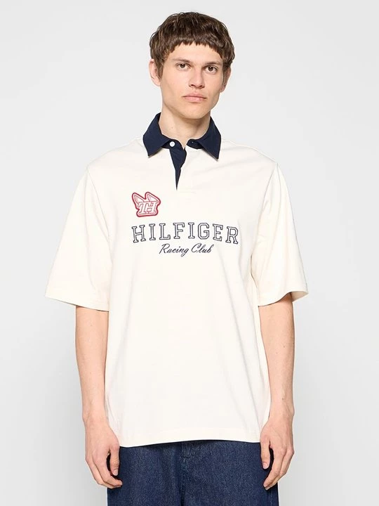Foto van product Poloshirt Tommy Hilfiger donkerroze