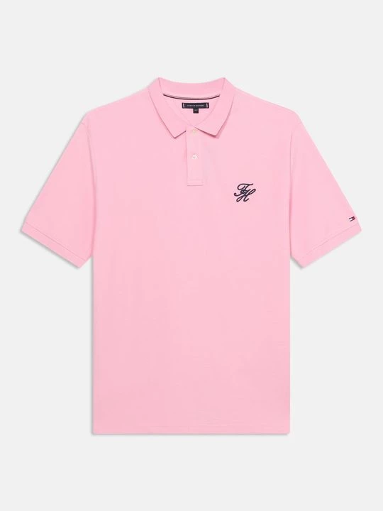 Foto van product Poloshirt Tommy Hilfiger donkerroze