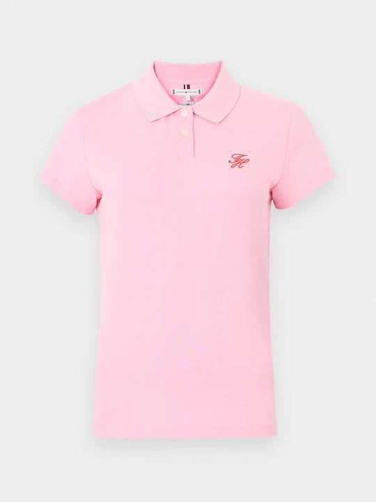 Foto van product Poloshirt Tommy Hilfiger donkerroze