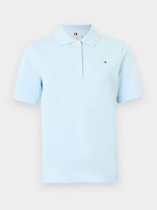 Foto van product Poloshirt Tommy Hilfiger lichtblauw