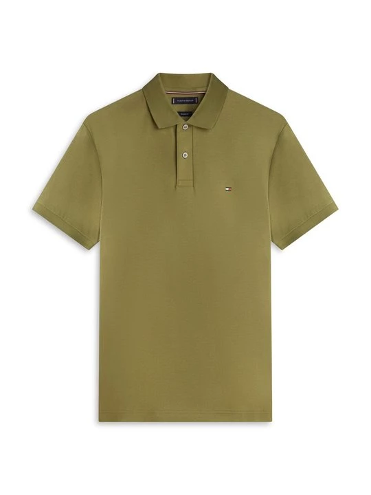 Foto van product Poloshirt Tommy Hilfiger olijfgroen