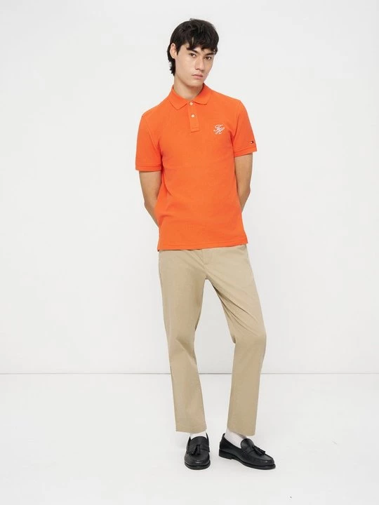 Foto van product Poloshirt Tommy Hilfiger oranje