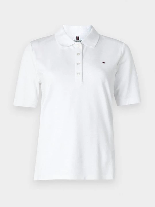 Foto van product Poloshirt Tommy Hilfiger wit