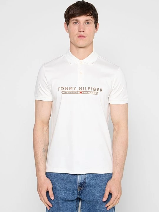Foto van product Poloshirt Tommy Hilfiger wit