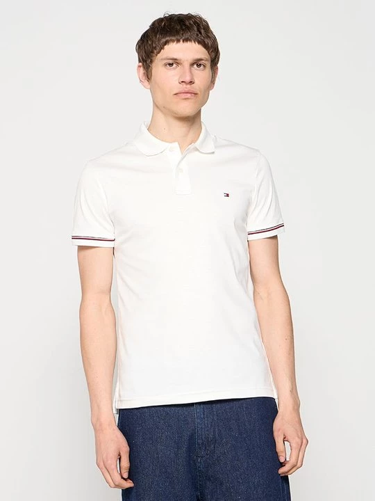 Foto van product Poloshirt Tommy Hilfiger wit
