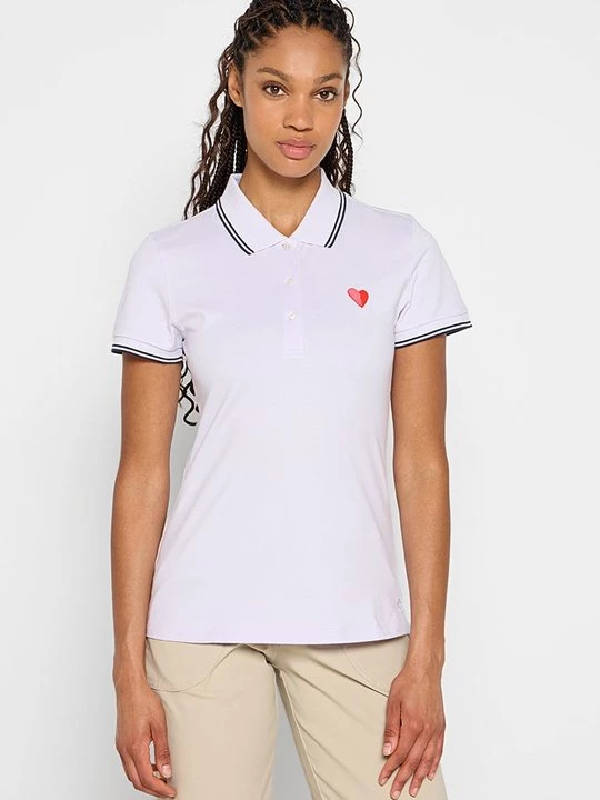 Foto van product Poloshirt Tory Burch paars