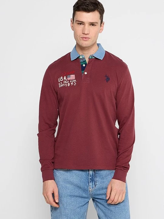 Foto van product Poloshirt U.S. POLO ASSN. bordeauxrood
