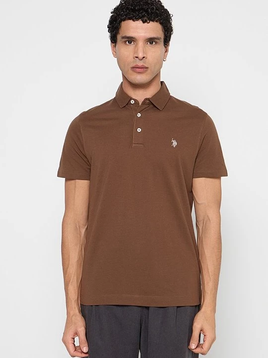 Foto van product Poloshirt U.S. POLO ASSN. bruin