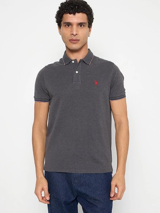 Foto van product Poloshirt U.S. POLO ASSN. donkergrijs