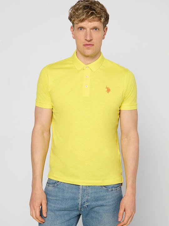 Foto van product Poloshirt U.S. POLO ASSN. geel