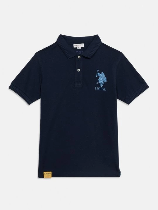 Foto van product Poloshirt U.S. POLO ASSN. gekleurd denim