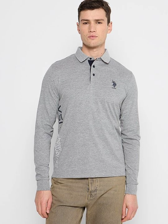 Foto van product Poloshirt U.S. POLO ASSN. grijs