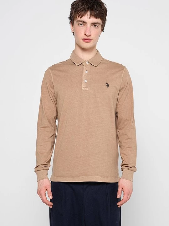 Foto van product Poloshirt U.S. POLO ASSN. lichtbruin