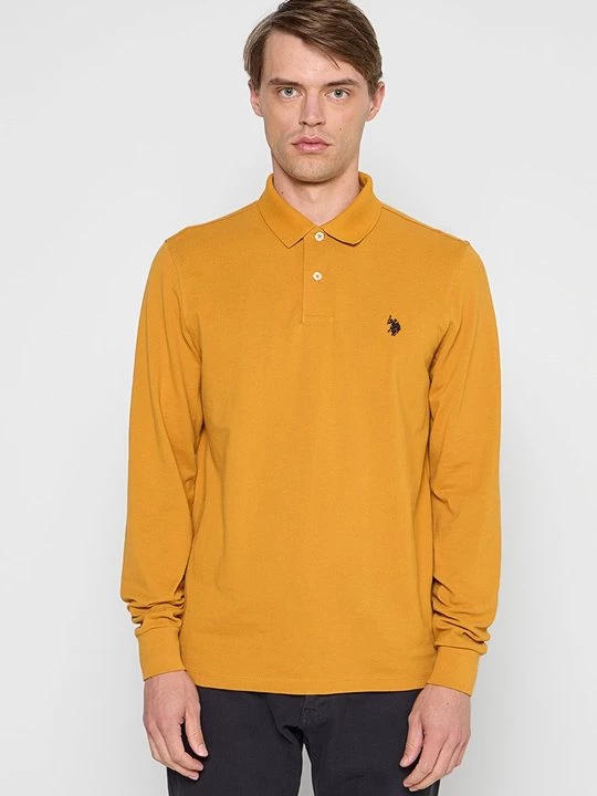 Foto van product Poloshirt U.S. POLO ASSN. mosterdgeel