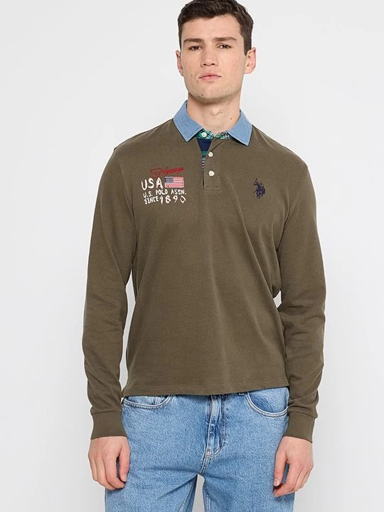 Foto van product Poloshirt U.S. POLO ASSN. olijfgroen