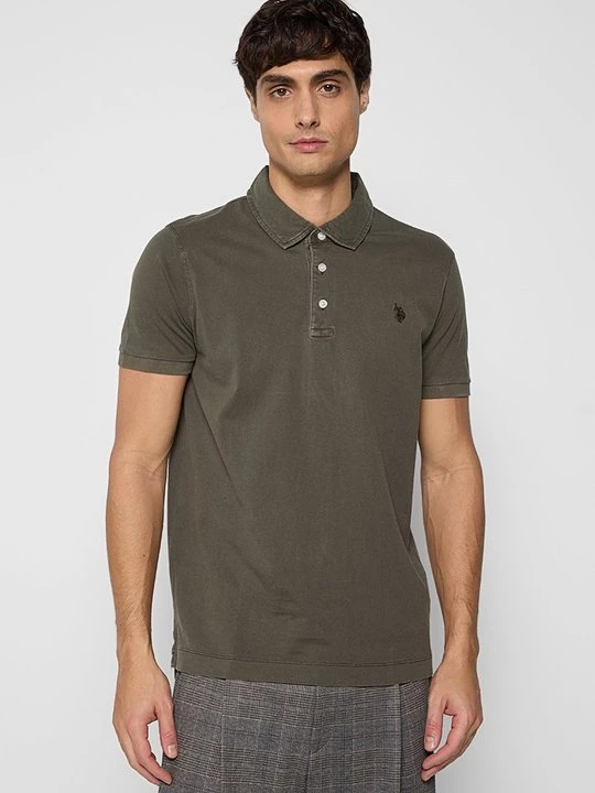 Foto van product Poloshirt U.S. POLO ASSN. olijfgroen