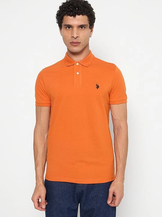 Foto van product Poloshirt U.S. POLO ASSN. oranje