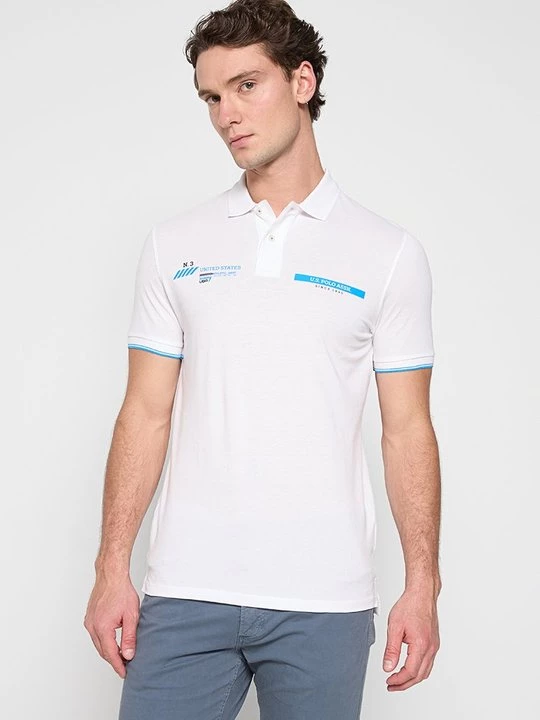 Foto van product Poloshirt U.S. POLO ASSN. wit