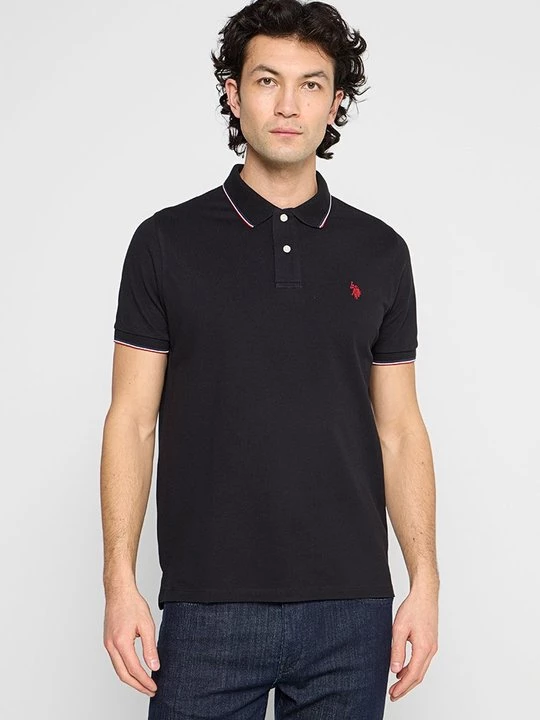 Foto van product Poloshirt U.S. POLO ASSN. zwart