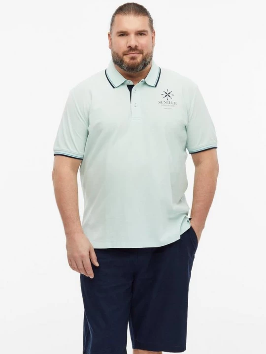 Foto van product Poloshirt van katoen piqué met contrasterende details s.Oliver