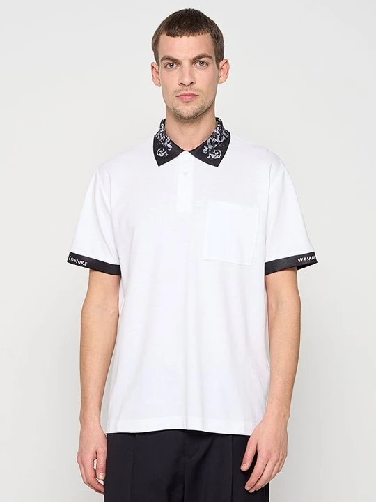 Foto van product Poloshirt Versace Jeans Couture crème