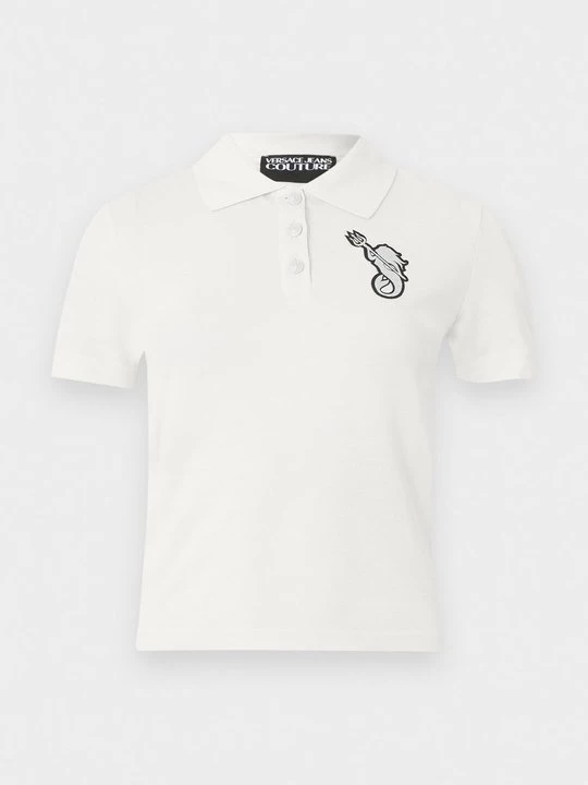 Foto van product Poloshirt Versace Jeans Couture lichtgeel