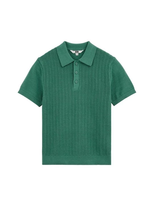 Foto van product Poloshirt WE Fashion donkergroen