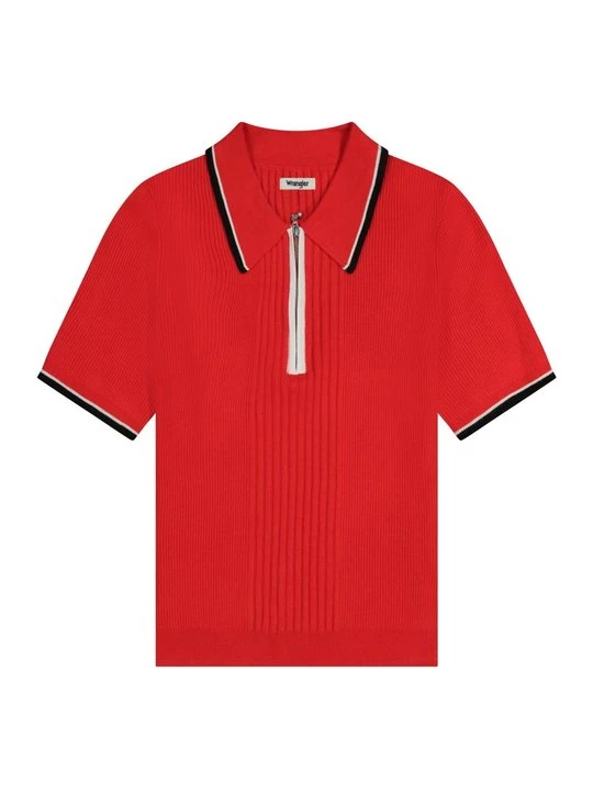 Foto van product Poloshirt Wrangler rood