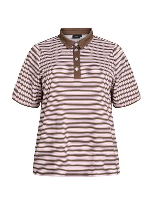 Foto van product Poloshirt Zizzi bruin