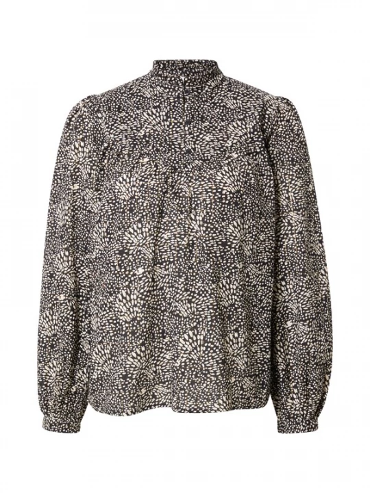 Foto van product POM Amsterdam Blouse crème / goud / zwart