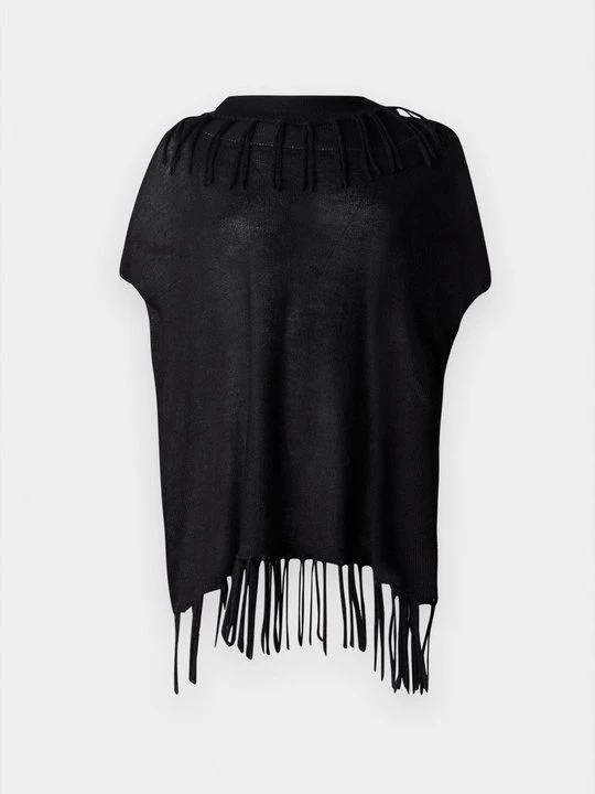 Foto van product Poncho KNITID donkerbruin