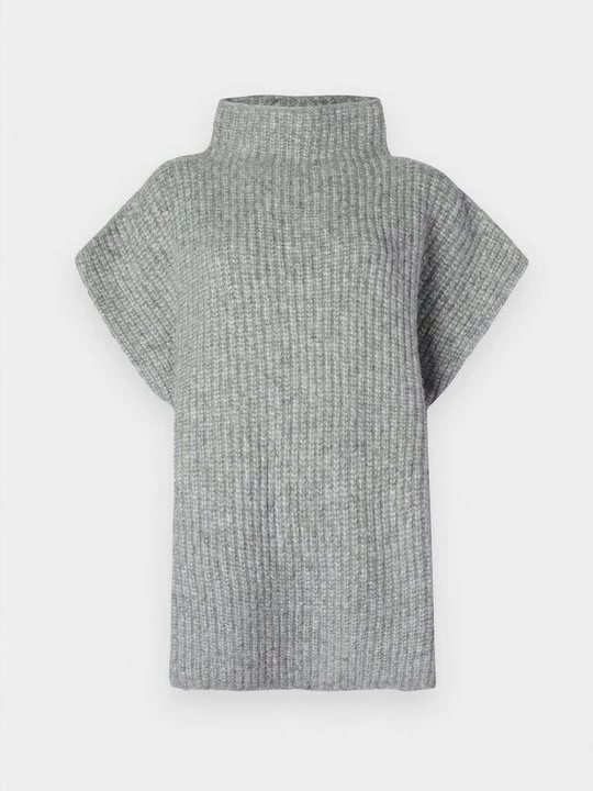 Foto van product Poncho Vila lichtgrijs gemêleerd