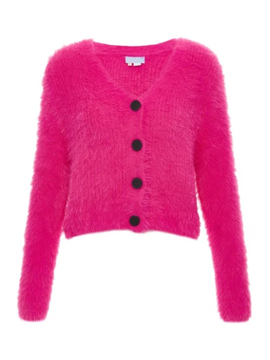 Foto van product Poomi Gebreid vest pink