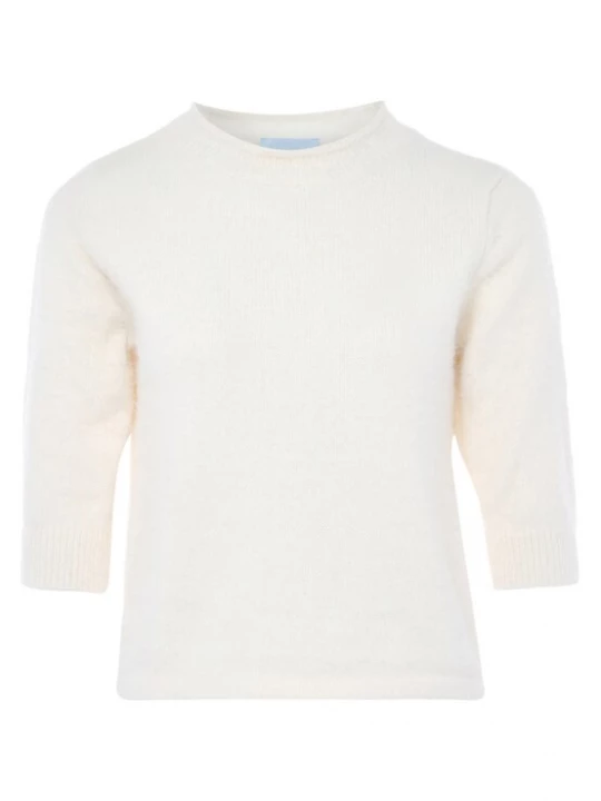Foto van product Poomi Trui wit / wolwit