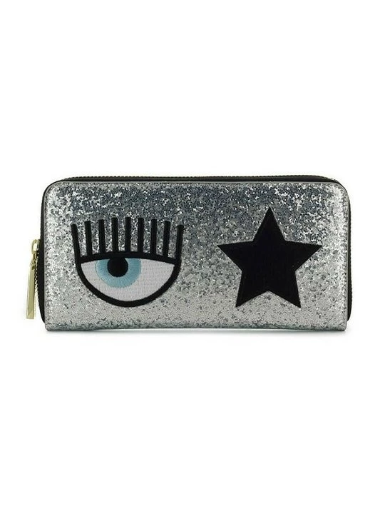 Foto van product Portemonnee Chiara Ferragni zilverkleurig