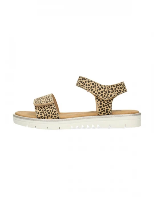 Foto van product POSH by Poelman Sandalen beige / zwart