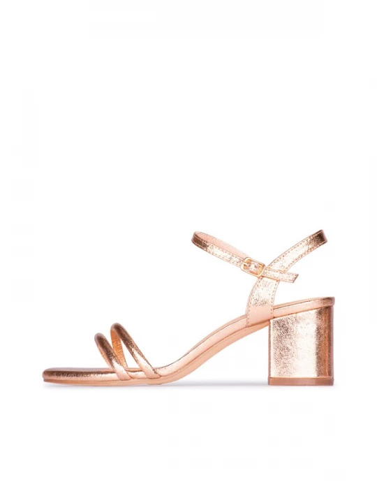 Foto van product POSH by Poelman Sandalen met riem 'Nova' rose-goud
