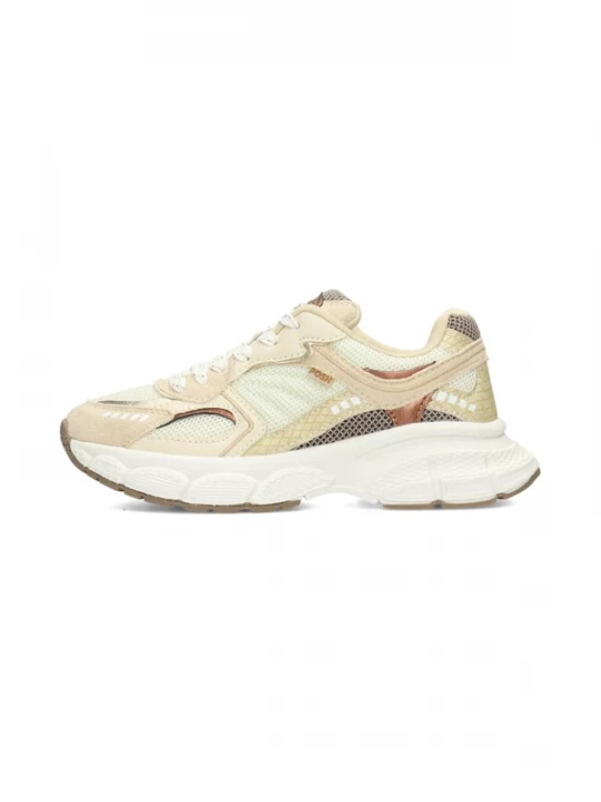 Foto van product POSH by Poelman Sneakers beige / olijfgroen / wit