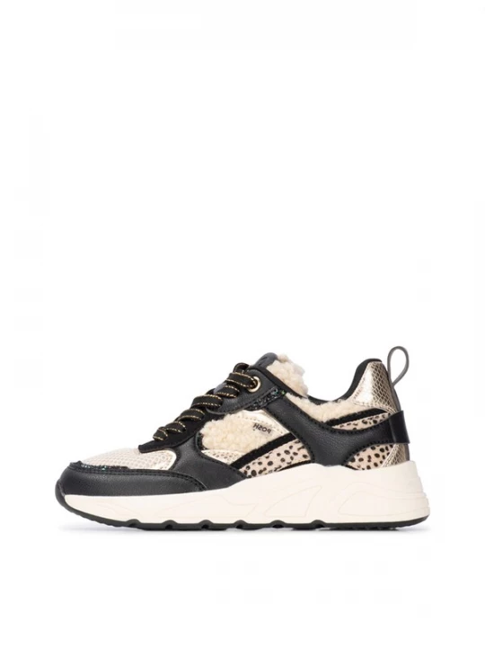 Foto van product POSH by Poelman Sneakers 'Minion' beige / zwart