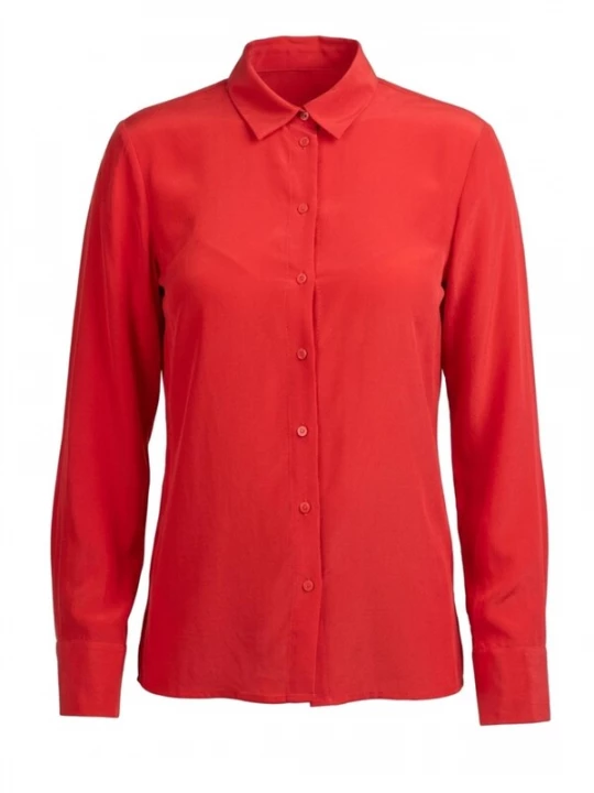 Foto van product Posh Gear Blouse 'Seidenbluse Collettoseta' donkerrood