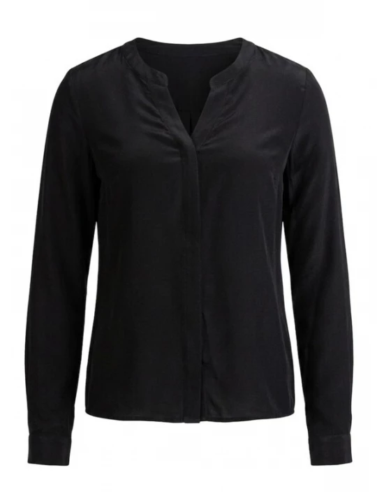 Foto van product Posh Gear Blouse 'Seidenbluse Nobicetta' zwart