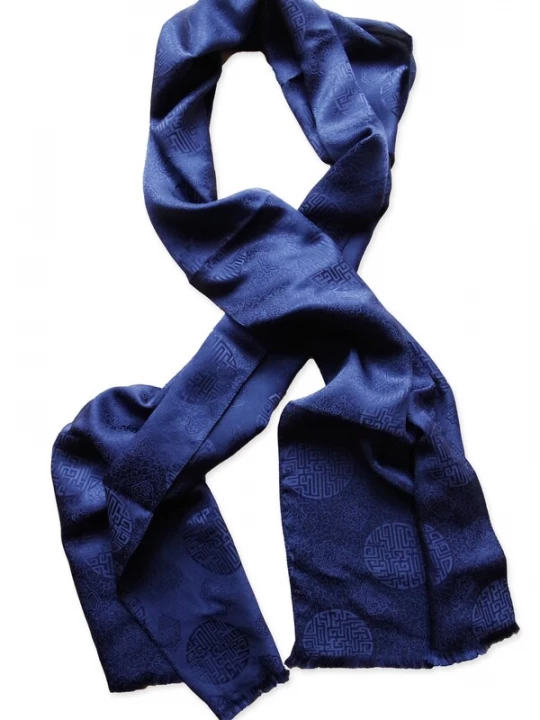 Foto van product Posh Gear Sjaal 'Satinecho' donkerblauw