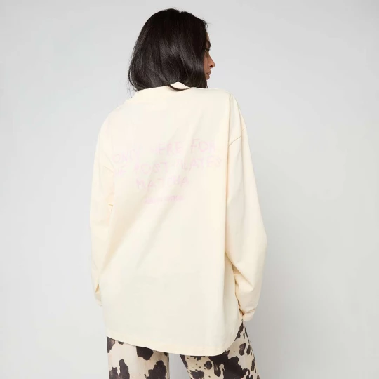 Foto van product Post Pilates Longsleeve Another Cotton Lab geel