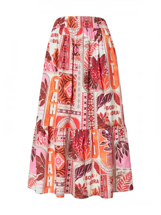 Foto van product PRINCESS GOES HOLLYWOOD Rok lichtoranje / rosa / wijnrood / wit