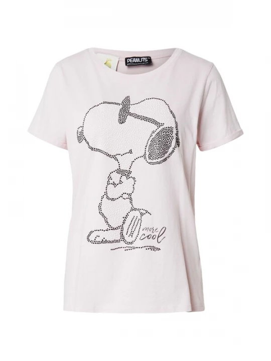 Foto van product PRINCESS GOES HOLLYWOOD Shirt 'SNOOPY More Cool' rosé / zwart / wit