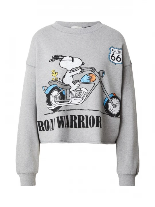 Foto van product PRINCESS GOES HOLLYWOOD Sweatshirt 'Snoopy Road' azuur / grijs / zwart / wit