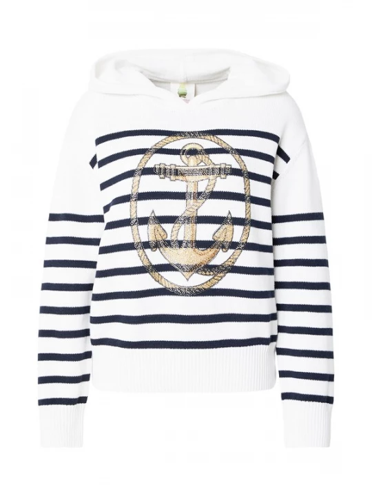 Foto van product PRINCESS GOES HOLLYWOOD Trui 'Anchor' marine / geel / offwhite