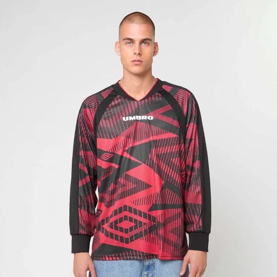 Foto van product Printed Long Sleeve Jersey Umbro rood