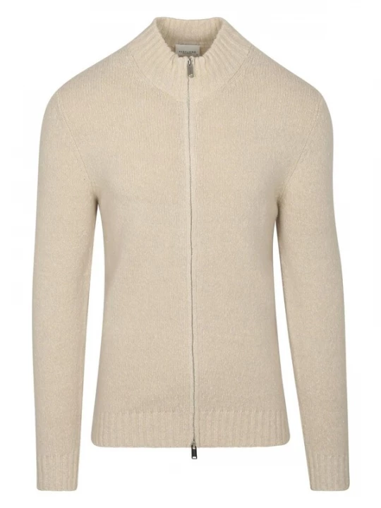 Foto van product Profuomo Gebreid vest beige