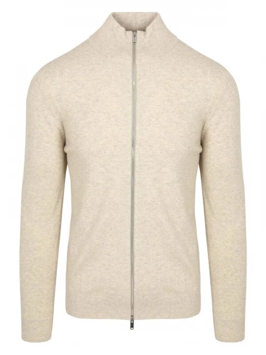Foto van product Profuomo Gebreid vest lichtbeige